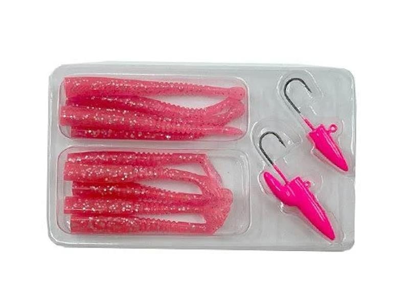Savage gear Lrf Micro Sandeel Kit 12 Adet(1+1.5+5) Suni Yem #Pink
