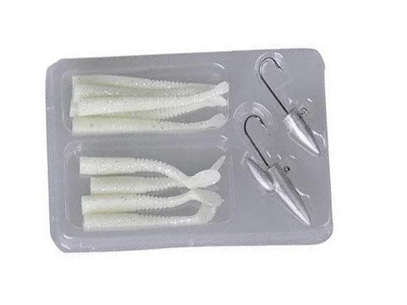 Savage gear Lrf Micro Sandeel Kit 12 Adet(1+1.5+5) Suni Yem #Glow