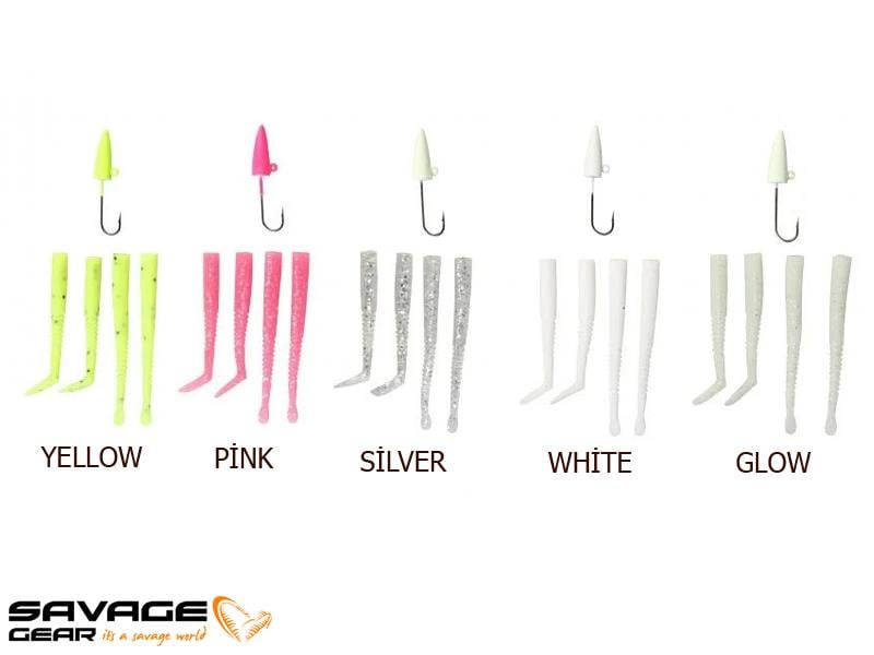 Savage gear LRF Mini Sandeel Kit 25 Adet Suni Yem