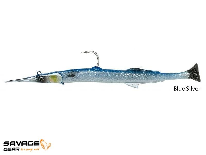 Savage gear Needlefish Pulsetail 2+1 14 cm 12g Suni Yem #Blue Silver