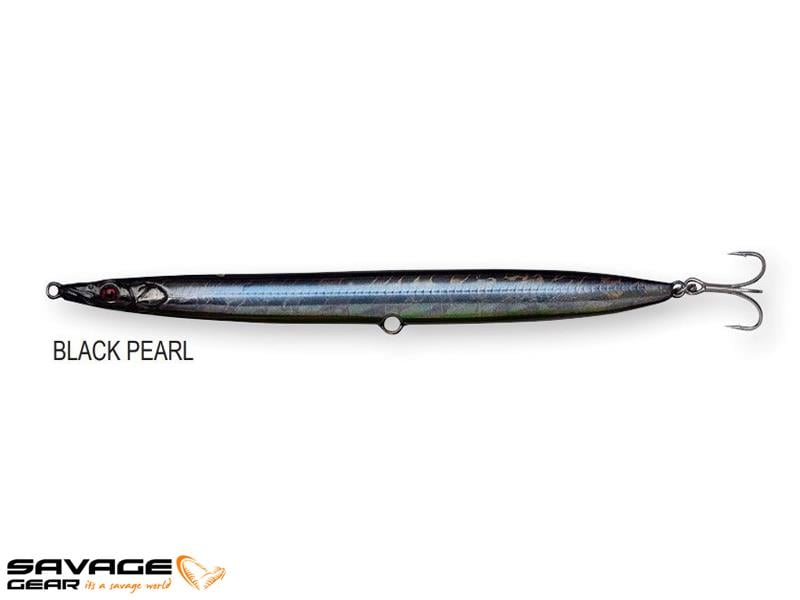 Savage gear Sandeel Pencil SW 9 cm 13 gr Suni Yem #Black Pearl