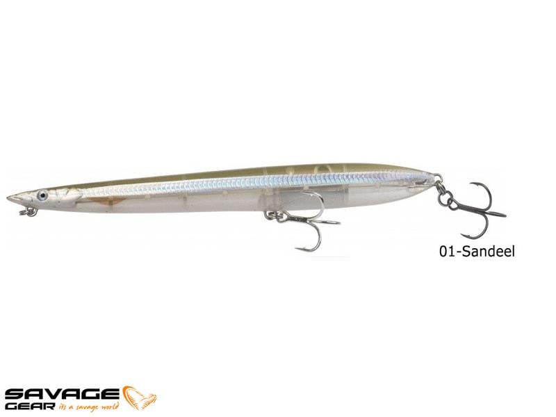 Savage gear Sandeel Surf Walker 125 10 gr Suni Yem #01-Sandeel