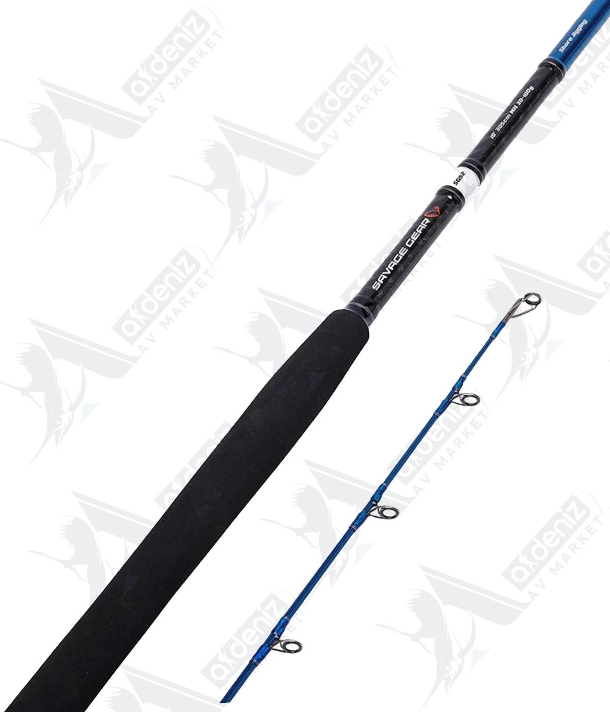 Savage Gear SGS2 Shore Jigging 30-100 gr 3.05 mt (2 Parça) Olta KamışıSAVAGE  GEAR