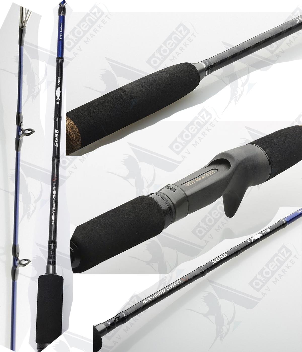 Savage Gear SGS6 Slow Jigging Max-250 gr 6'4''/1.93m (Tetikli-Tek Parça) Jig Olta KamışıSAVAGE  GEAR
