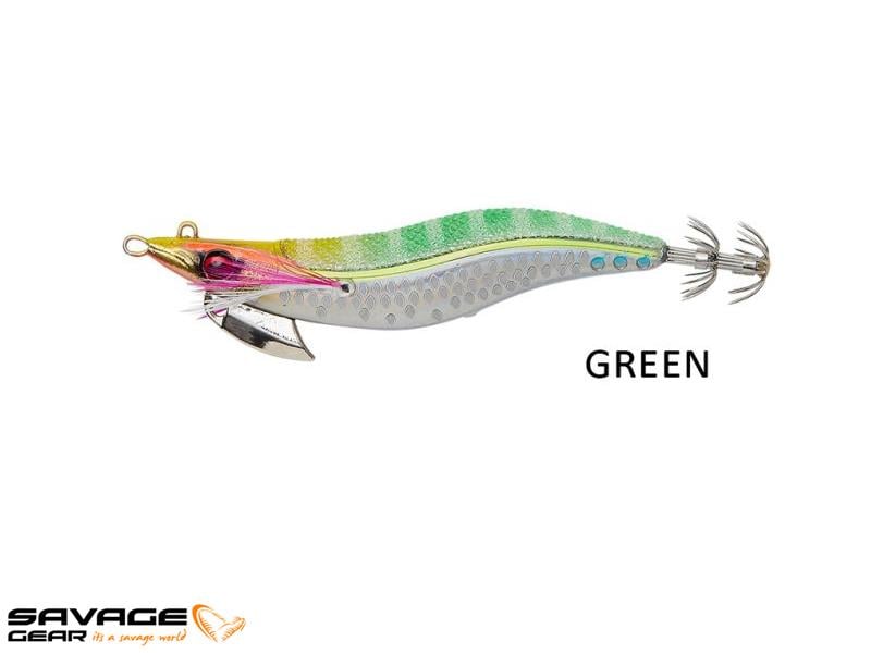 Savage Gear Squid Beat Egi #3.5 20.5 gr Suni Yem #Green