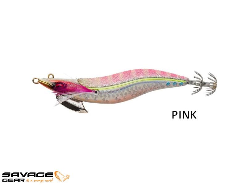 Savage Gear Squid Beat Egi #3.5 20.5 gr Suni Yem #Pink