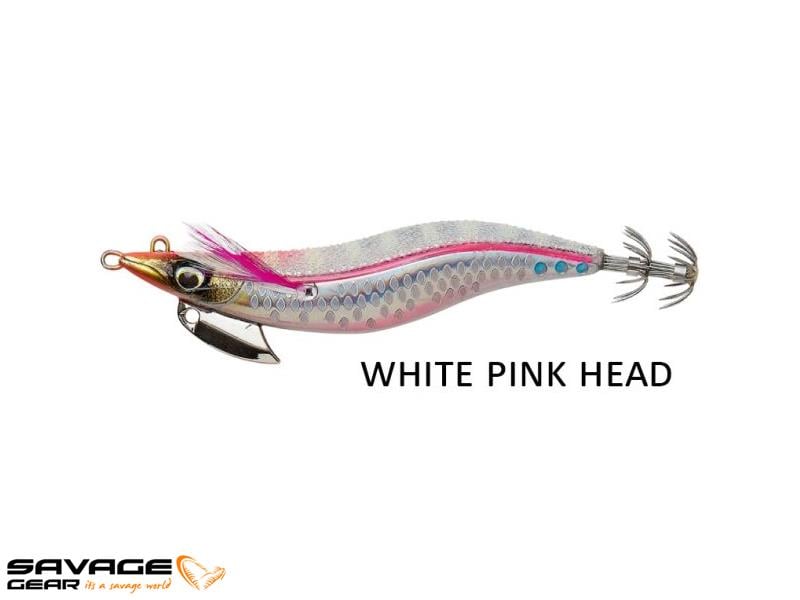 Savage Gear Squid Beat Egi #3.5 20.5 gr Suni Yem #White Pink Head