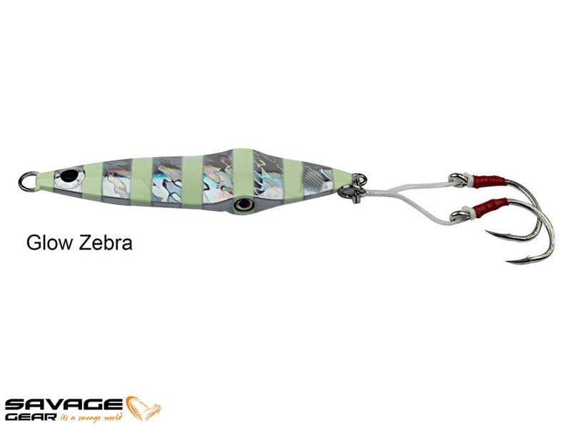 Savage gear Squısh Jig 11,5cm 130g Suni Yem #Glow Zebra