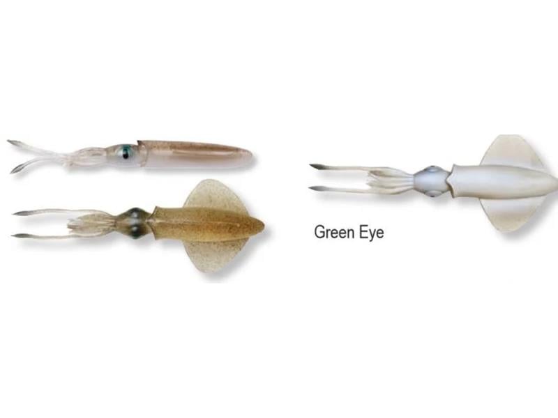 Savage gear Swim Squid 12.5cm 11g 3 Adet Suni Yem #Green Eye