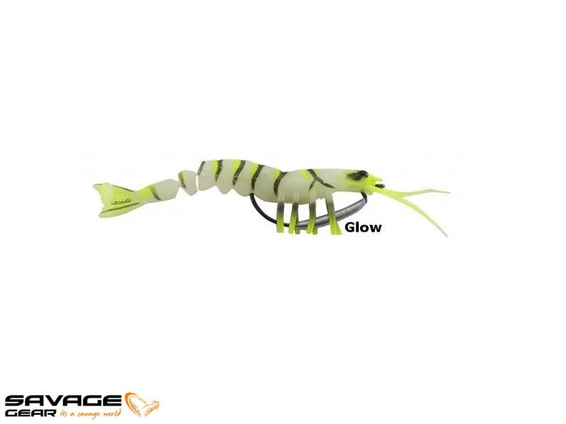 Savage gear TPE Manic Shrimp 10 cm 8 gr Suni Yem #Glow