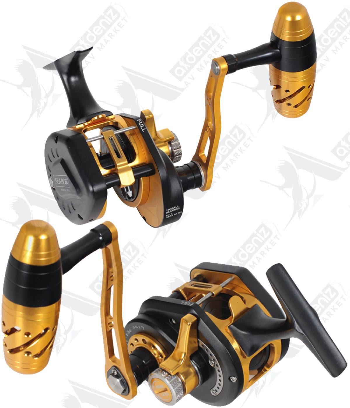 Seabor Hercule 200X-R Black Gold Çıkrık Makine (Sağ El)SEABOR