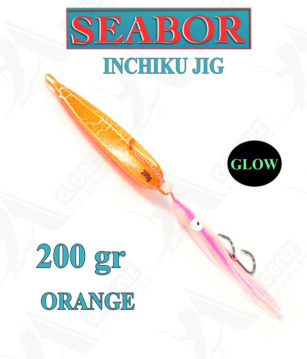 Seabor İnchiku Metal Jig Yem SBR015 200gr #CRANKSEABOR