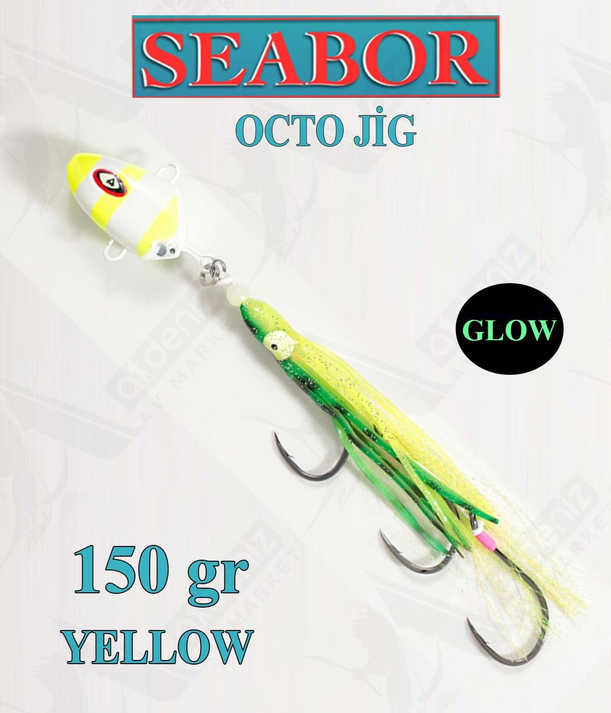 Seabor Octo Jig Yem SBR018 150gr #YELLOWSEABOR