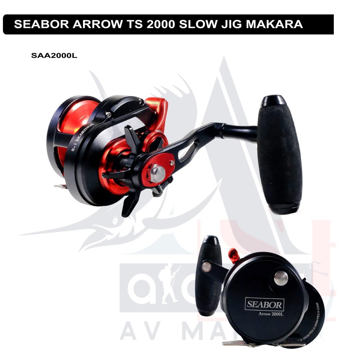 SEABOR Shark 500 Sağ El Slow Jig Çıkrık MakinesiSEABOR