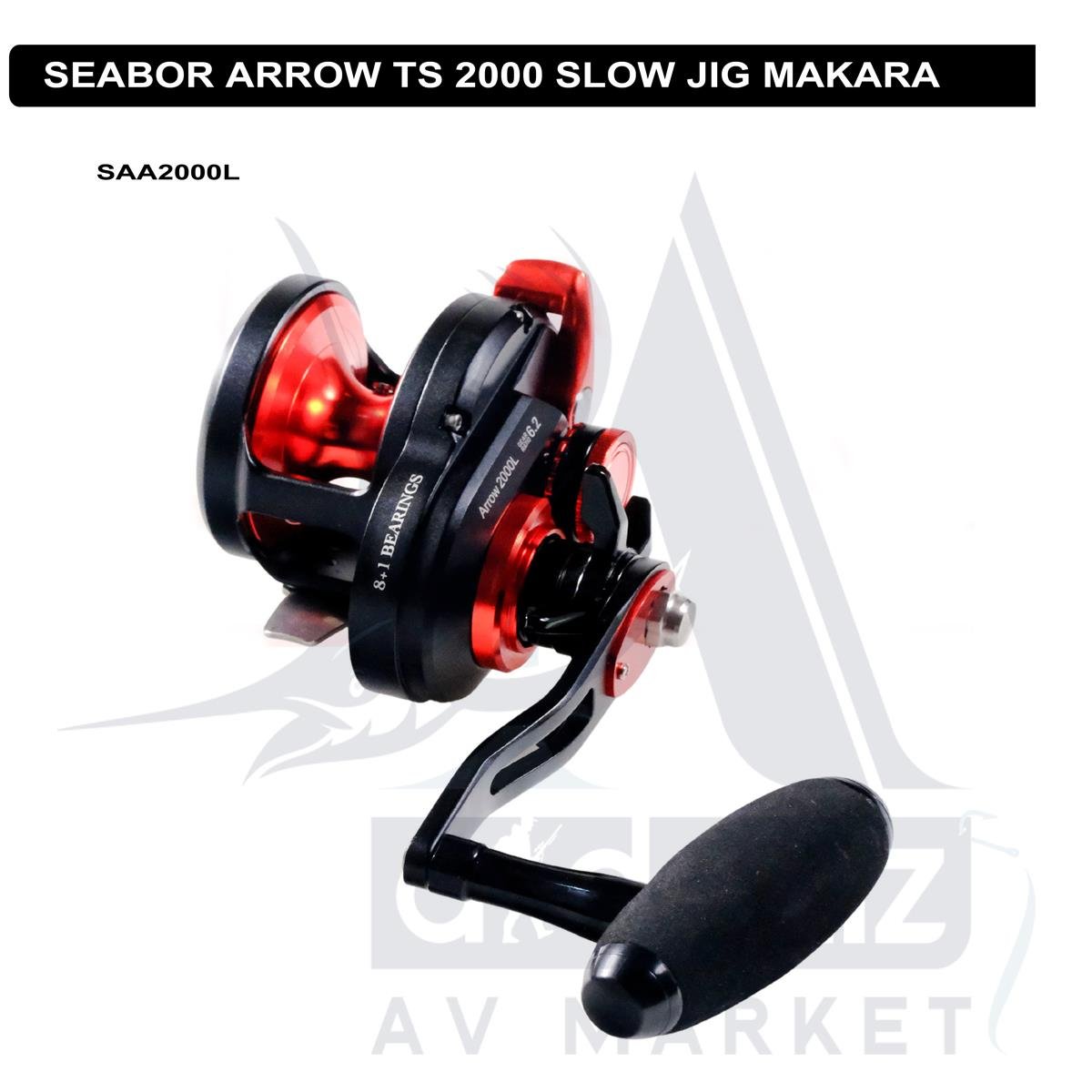 SEABOR Shark 500 Sağ El Slow Jig Çıkrık MakinesiSEABOR