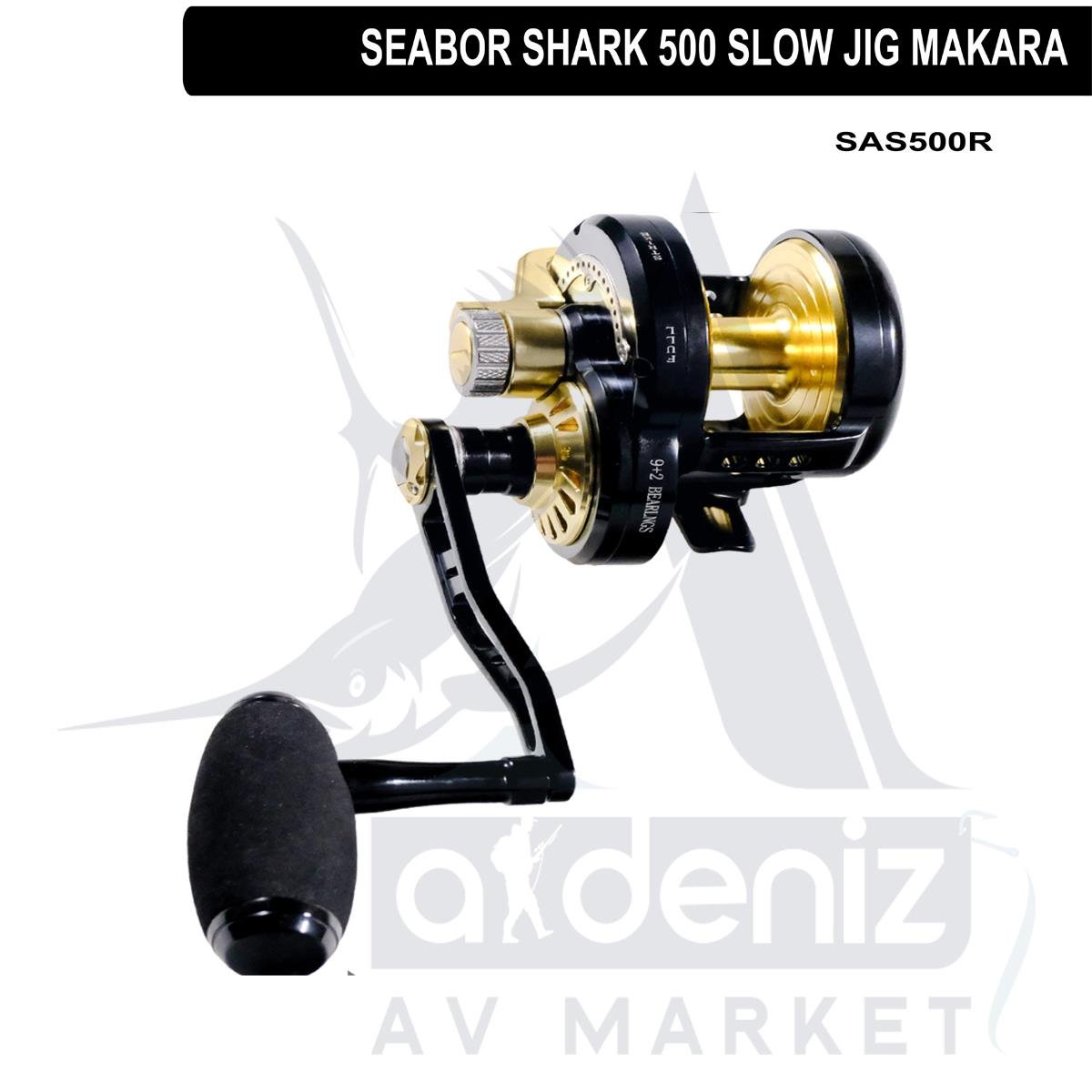 SEABOR Shark 500 Slow Jig Çıkrık Makinesi (Sağ El)SEABOR