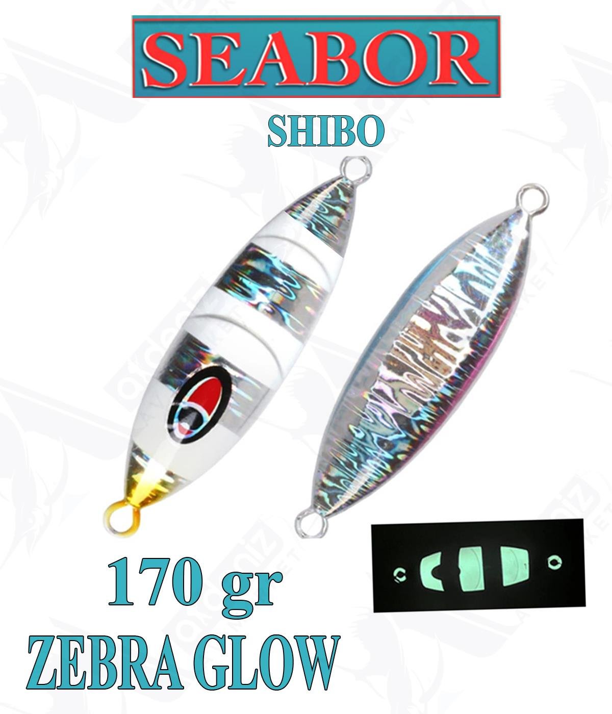Seabor Shibo Metal Jig Sahte Yem SBR079 170gr #SİLVERSEABOR
