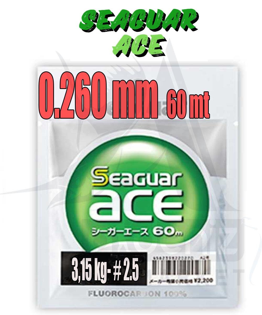Seaguar Ace %100 Fluoro Carbon Shock Leader Misina 0.26 mm 60 mtSEAGUAR