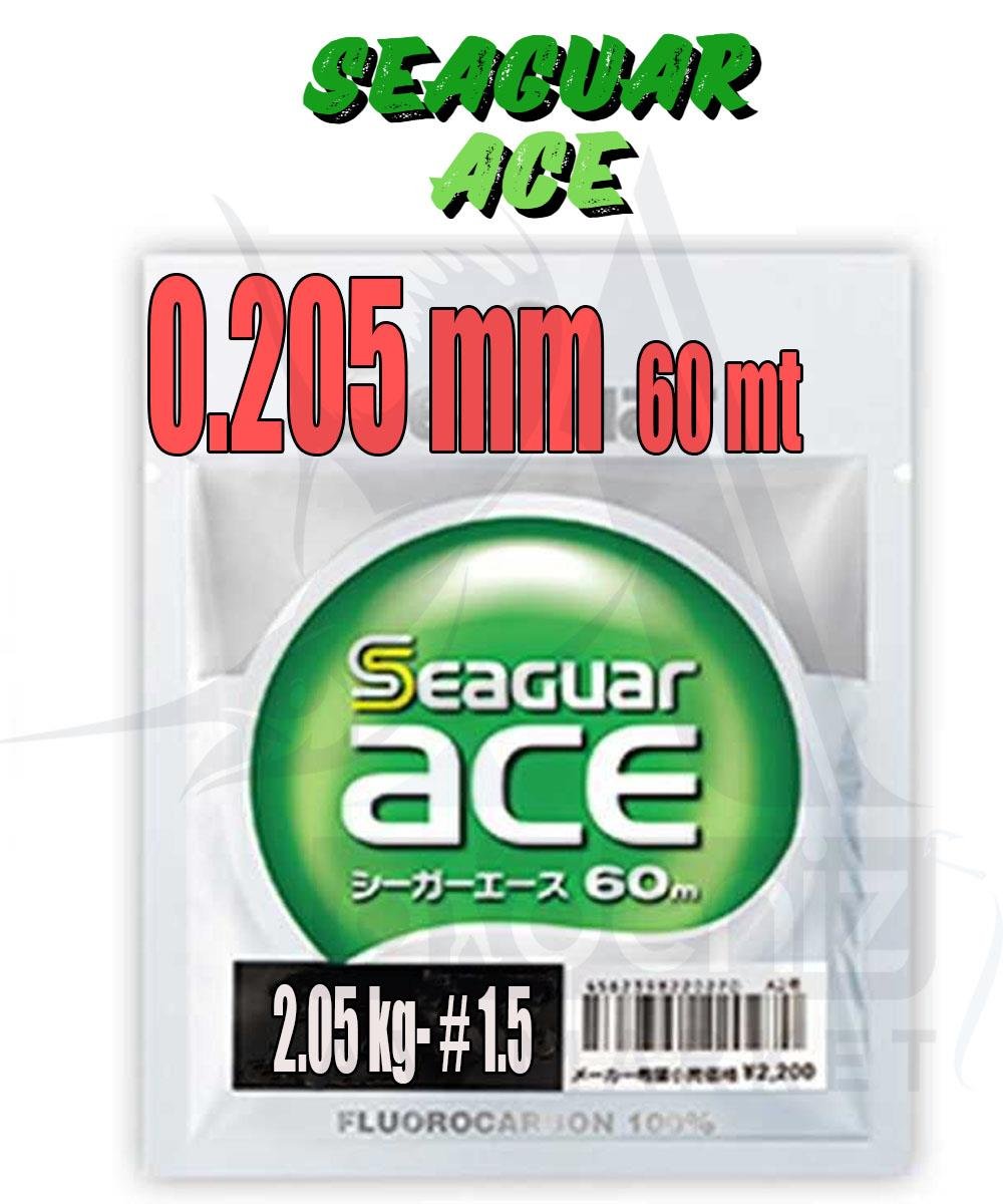 Seaguar Ace %100 Fluoro Carbon Shock Leader Misina 0.20 mm 60 mtSEAGUAR