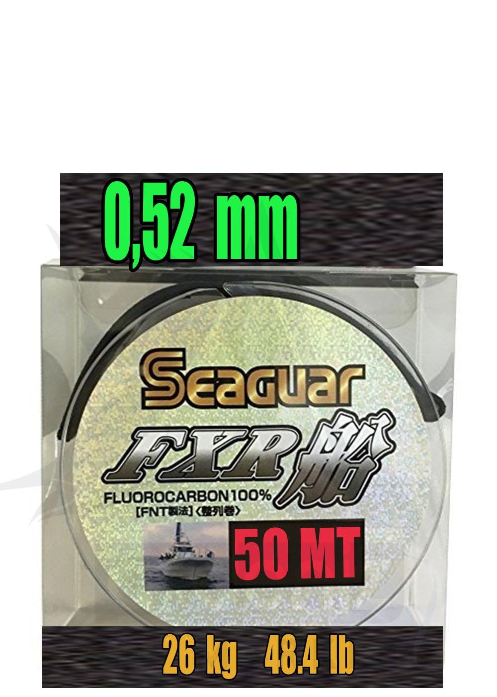 SEAGUAR FXR FC Fluorocarbon Shock Leader 0.52 mm 50 mtSEAGUAR