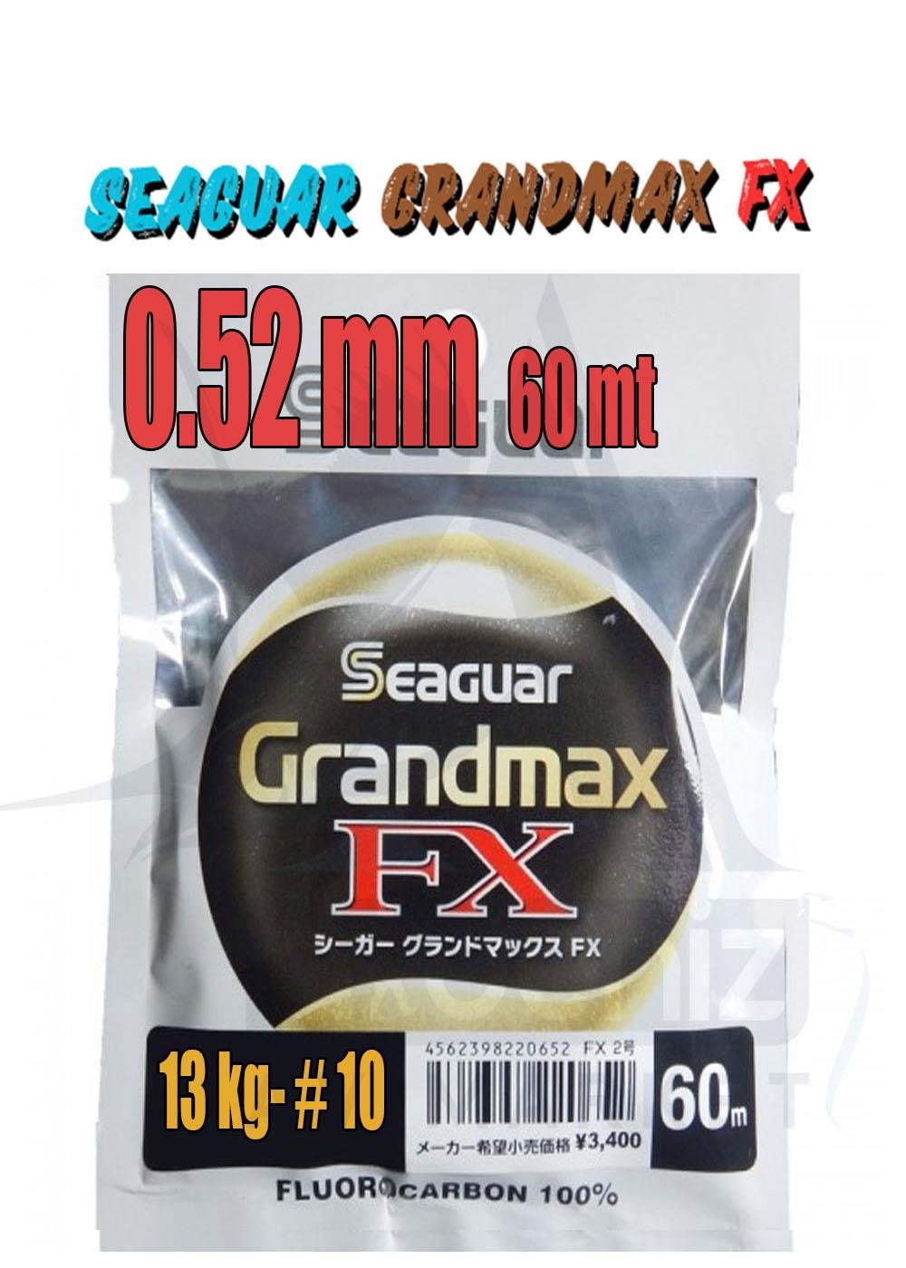 Seaguar Grandmax FX SOFT %100 Fluoro Carbon Shock Leader Misina 0.52 mm 60 mtSEAGUAR