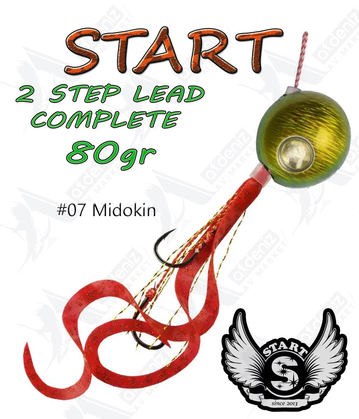 Start Tai Rubber 2step Lead Complete Set Tairaba Jig Yem 80gr #07 MidokinSTART