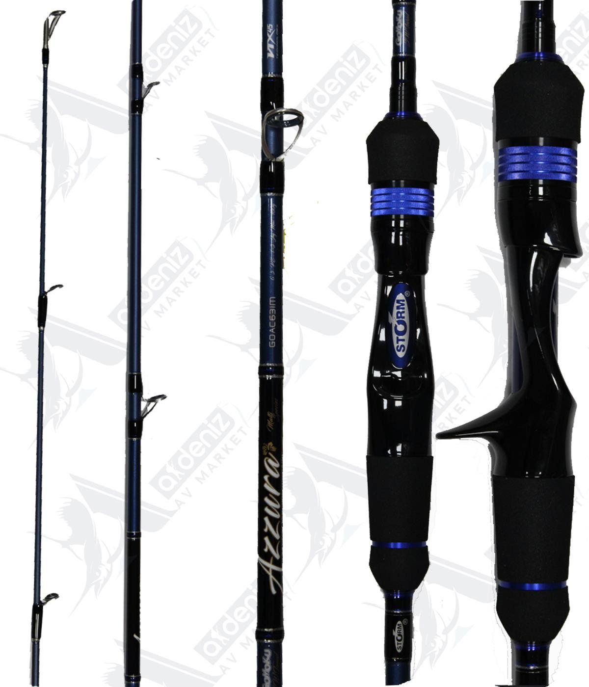 Storm Gomoku Azzura Slow Jig Kamışı GOAC631M Max-160 Gr 190 Cm (Tetikli-Tek Parça)STORM