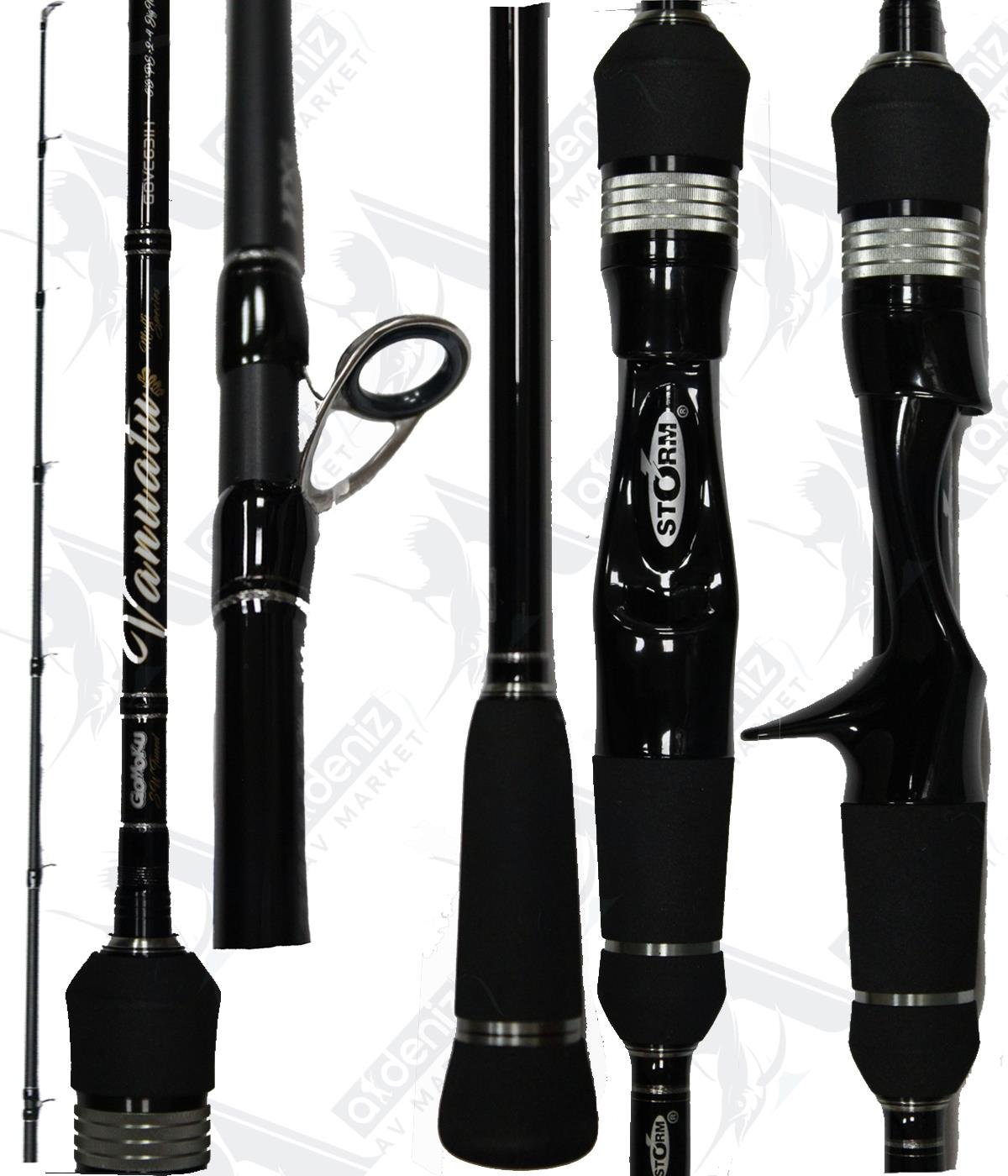 Storm Gomoku Vanuatu Slow Jig Kamışı GOVC631H Max-300 Gr 190 Cm (Tetikli-Tek Parça)STORM