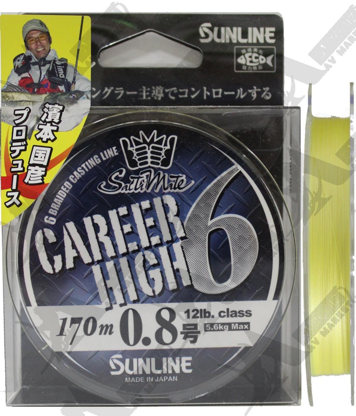 Sunline Saltimate Career Hıgh X6 HG-PE#0.8 12Lb 170Mt İp MisinaSUNLİNE