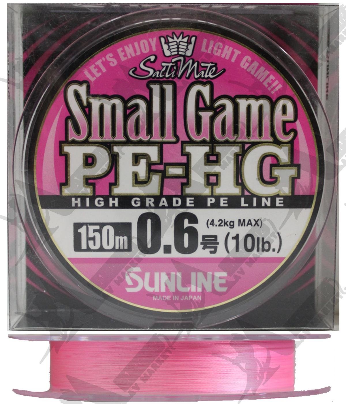 Sunline Small Game 0.6 Pe 10Lb (4.2 kg) 150mt Pink Örgü İp MisinaSUNLİNE