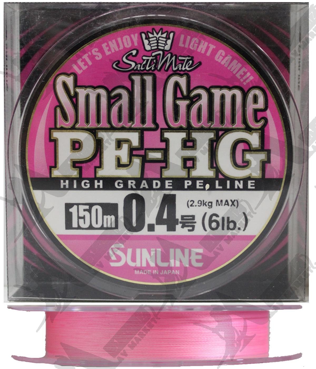 Sunline Small Game Pe#0.4 6Lb (2.9 kg) 150mt Pink Örgü İp MisinaSUNLİNE
