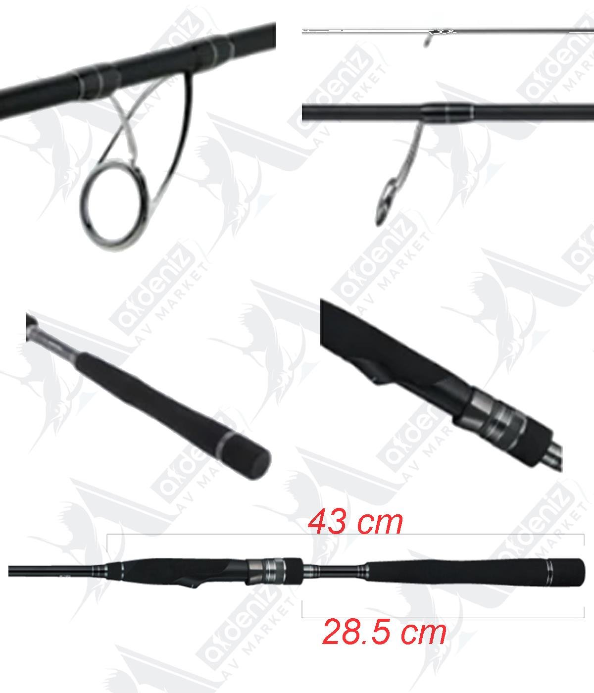 Tailwalk Hi-Tide SSD 711L+SL 2.41mt 5-24gr (2P) Solid Uç Spin Kamış.TAİLWALK