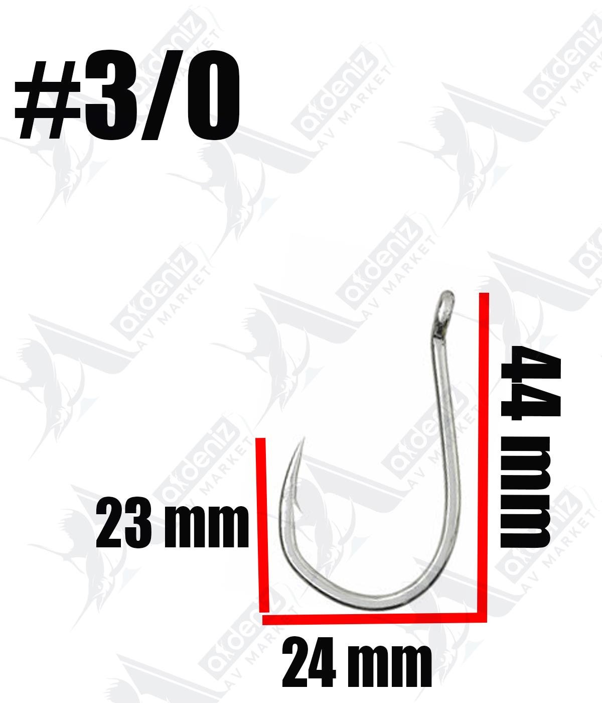 Vanfook BBS-88 Assist Hook Silver Jig Assist İğnesi (4 Adet) #3/0VANFOOK