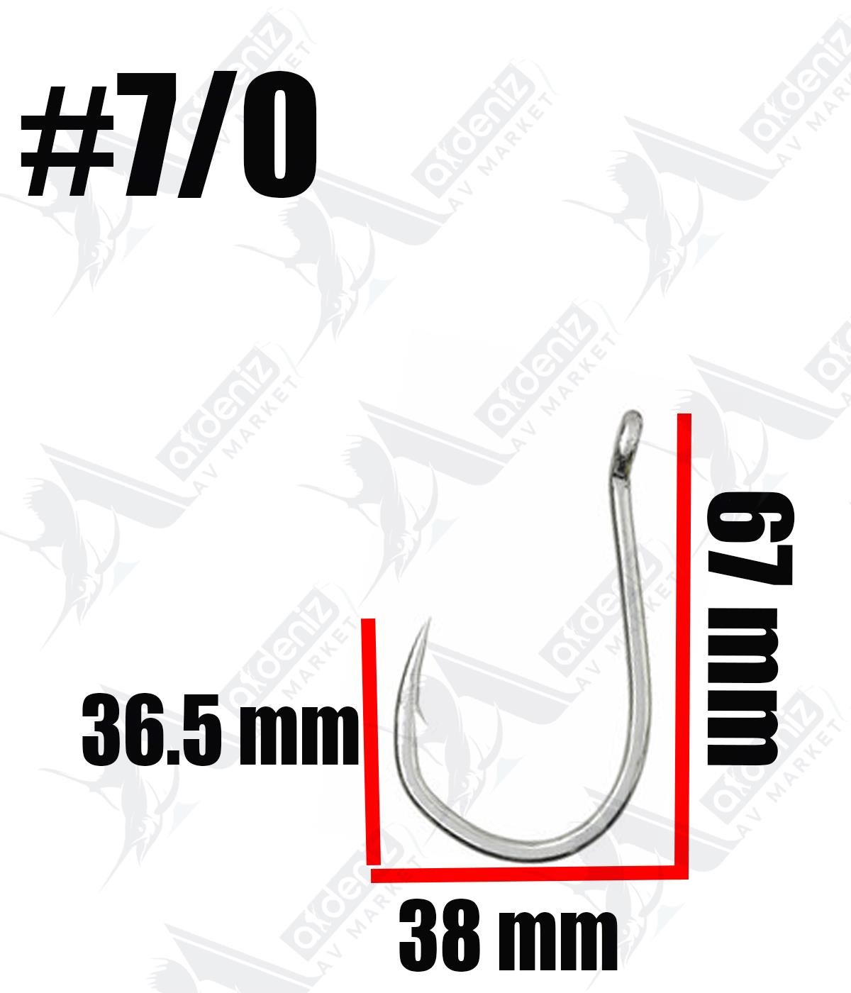 Vanfook BBS-88 Assist Hook Silver Jig Assist İğnesi (2 Adet) #7/0VANFOOK