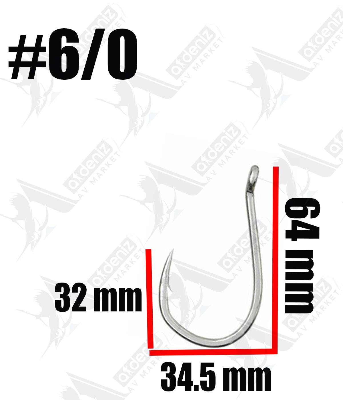 Vanfook BBS-88 Assist Hook Silver Jig Assist İğnesi (2 Adet) #6/0VANFOOK
