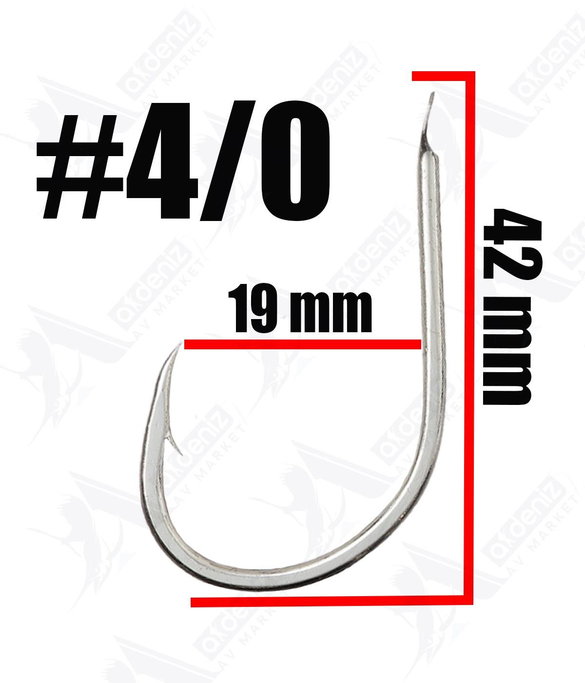Vanfook Jigen Hyper Short Twin JHS-54 Jig Assist İğnesi No:4/0VANFOOK