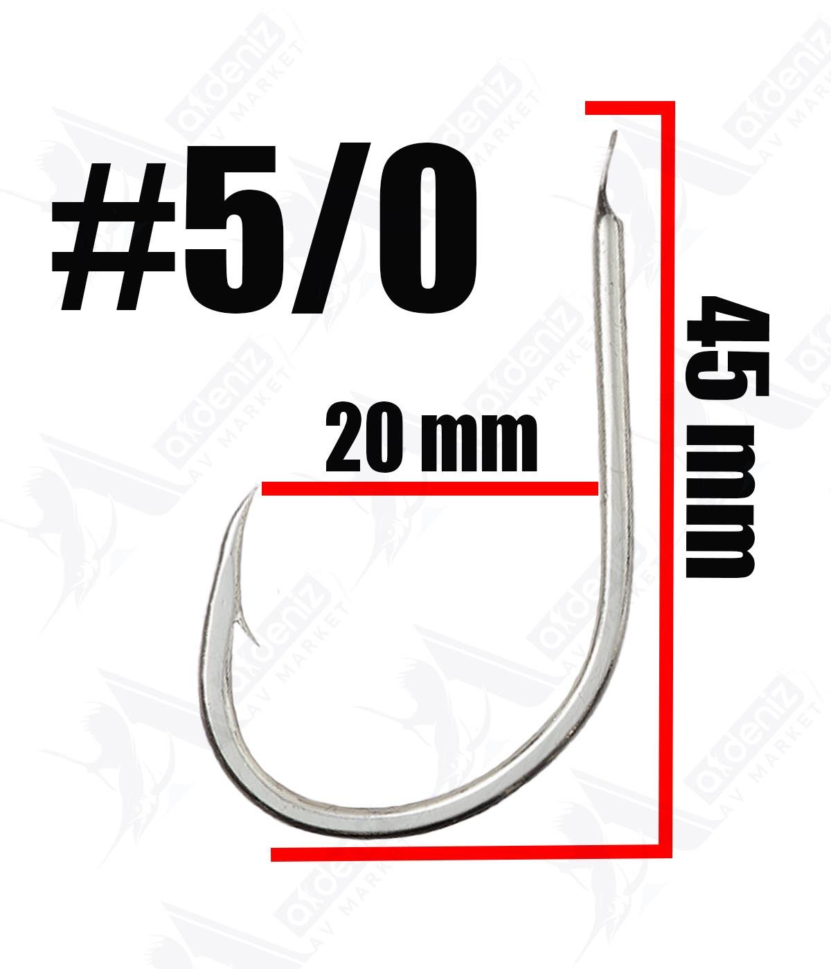 Vanfook Jigen Hyper Short Twin JHS-54 Jig Assist İğnesi No:5/0VANFOOK
