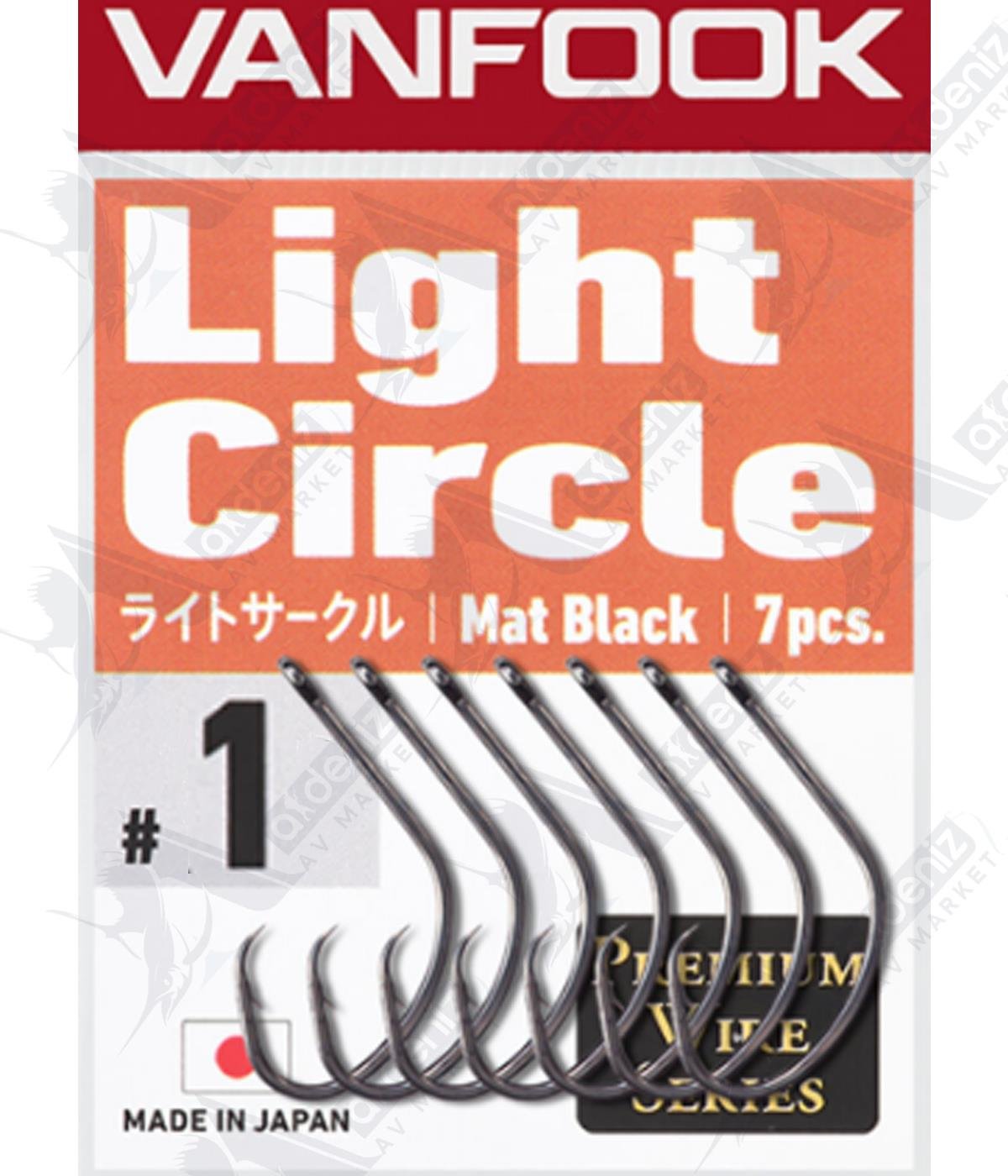 Vanfook Light Circle NS Black Olta İğnesi (8'li Paket) #1VANFOOK