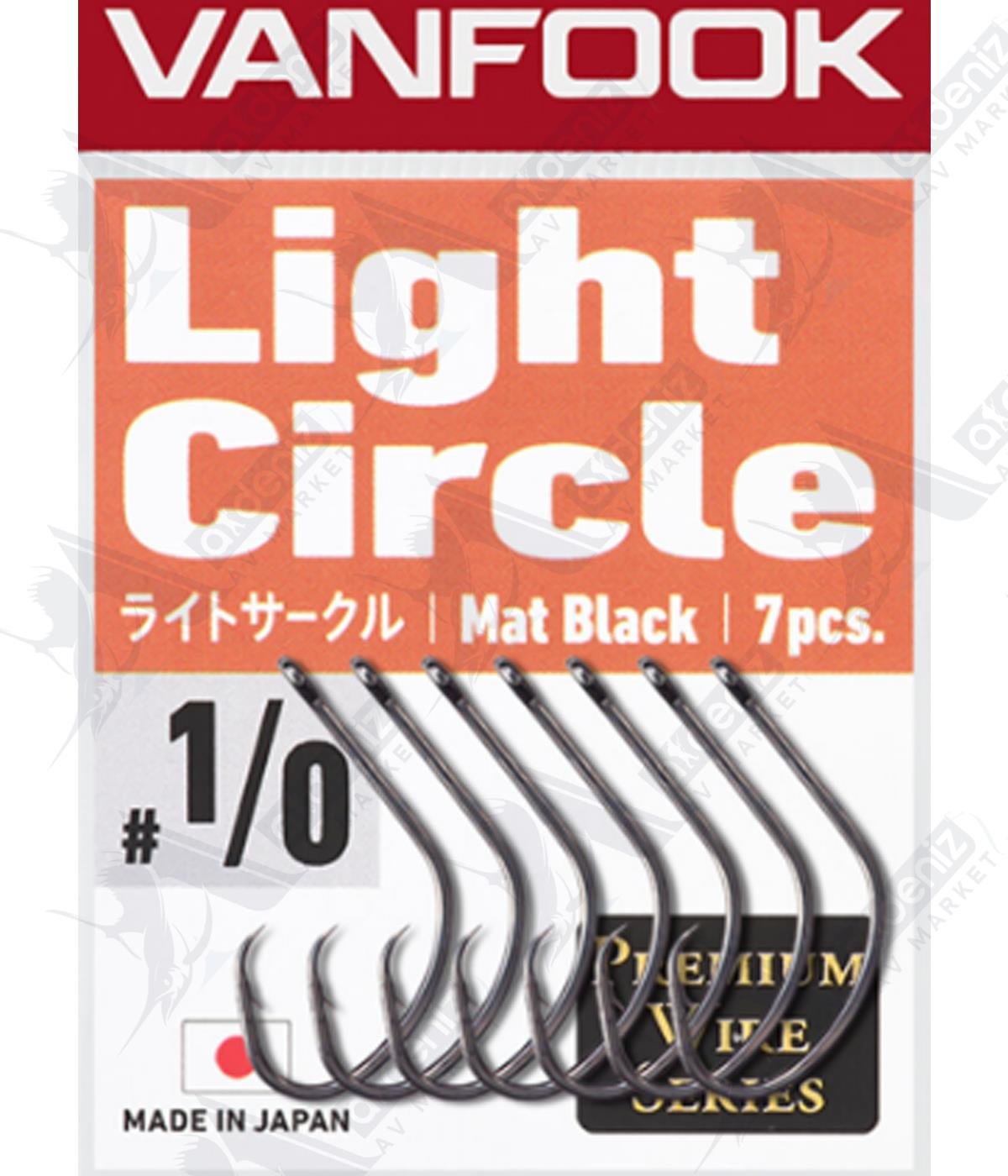 Vanfook Light Circle NS Black Olta İğnesi (7'li Paket) #1/0VANFOOK