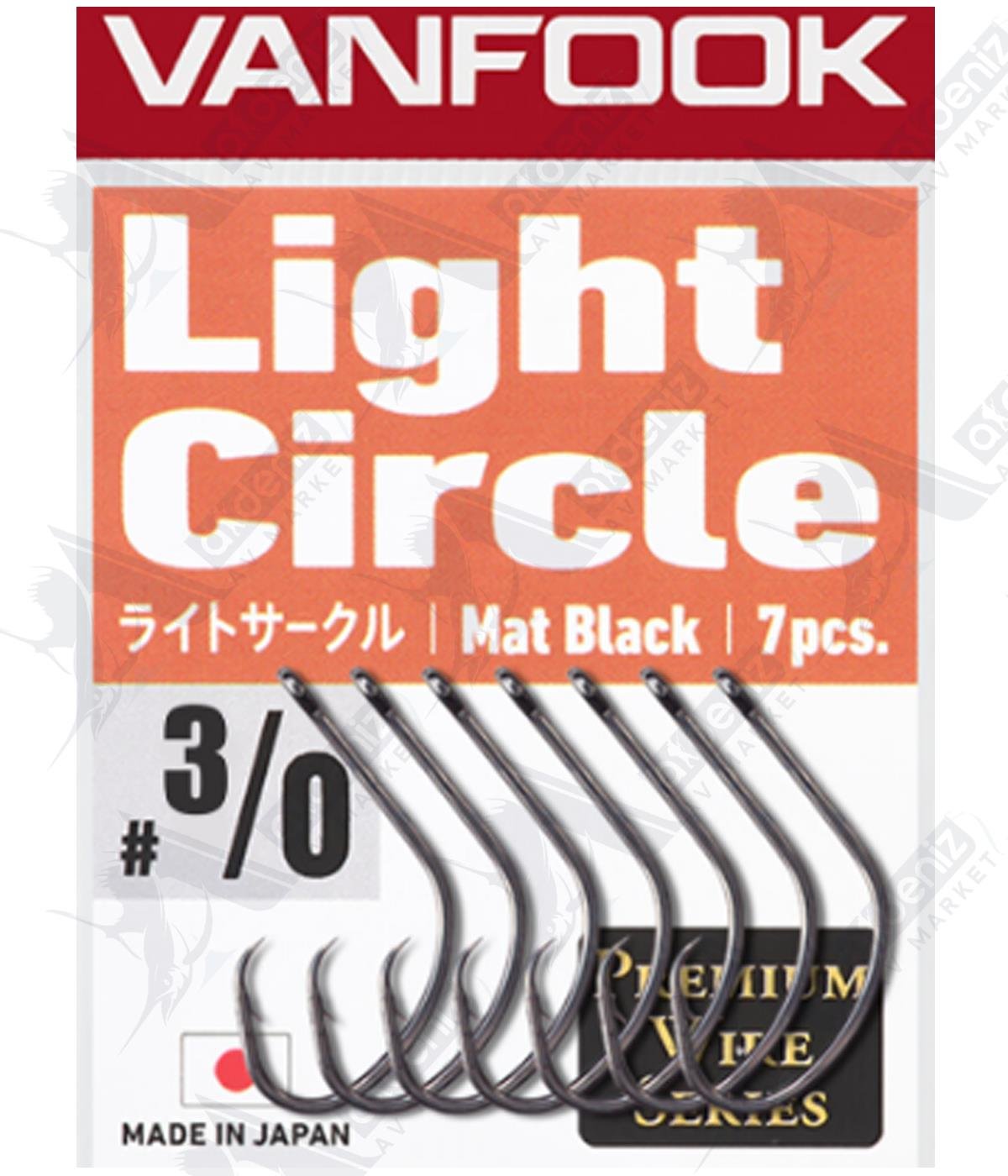 Vanfook Light Circle NS Black Olta İğnesi (7'li Paket) #3/0VANFOOK