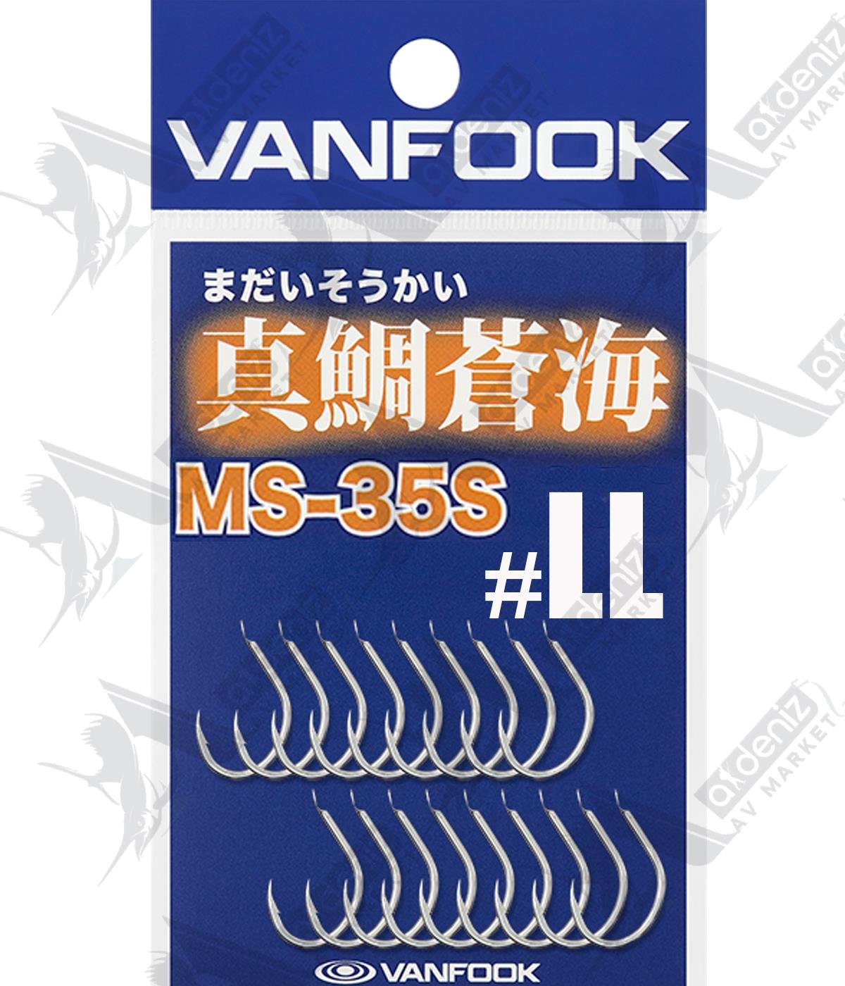 VANFOOK MS-35S Tai Rubber Tekli İğne (14 pcs) Size# LLVANFOOK