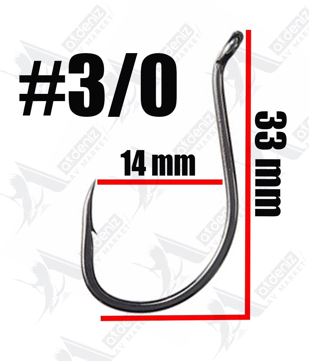 Vanfook Ringed Beak NS Black Olta İğnesi (5'li Paket) #3/0VANFOOK