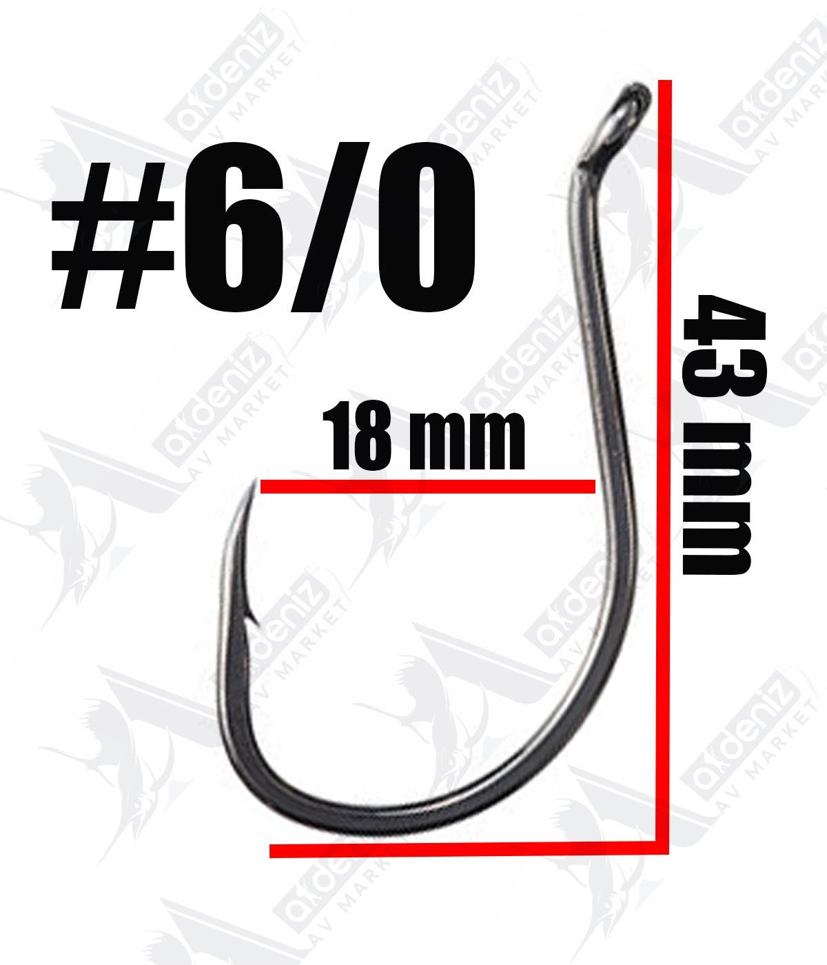 Vanfook Ringed Beak NS Black Olta İğnesi (3'lü Paket) #6/0VANFOOK