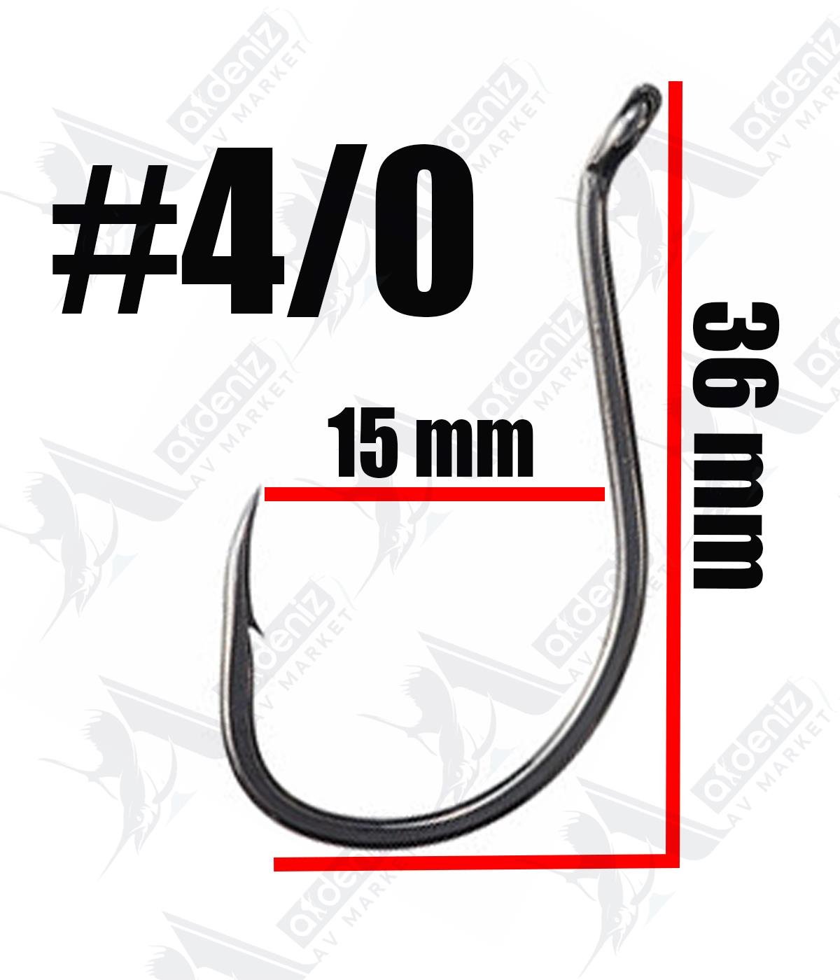 Vanfook Ringed Beak NS Black Olta İğnesi (5'li Paket) #4/0VANFOOK
