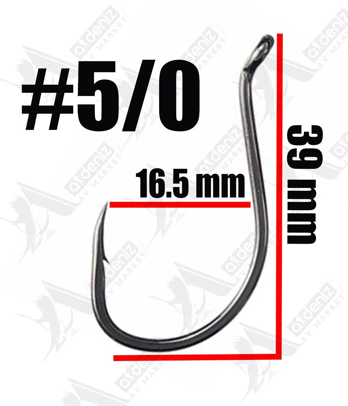 Vanfook Ringed Beak NS Black Olta İğnesi (4'lü Paket) #5/0VANFOOK