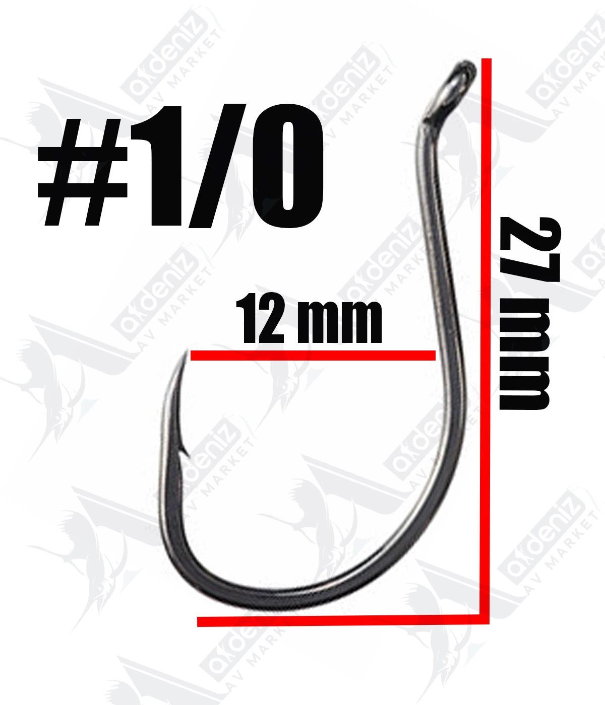 Vanfook Ringed Beak NS Black Olta İğnesi (8'li Paket) #1/0VANFOOK
