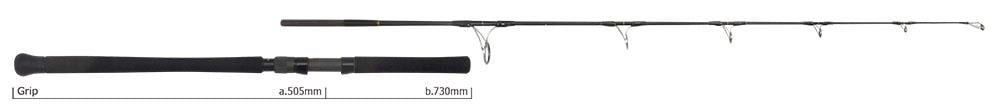 Yamaga Blanks Galahad Travex 595s Jigging (Spinning Tip) 2 Parça Jig Kamışı 178 cm Max: 320 grYAMAGA BLANKS