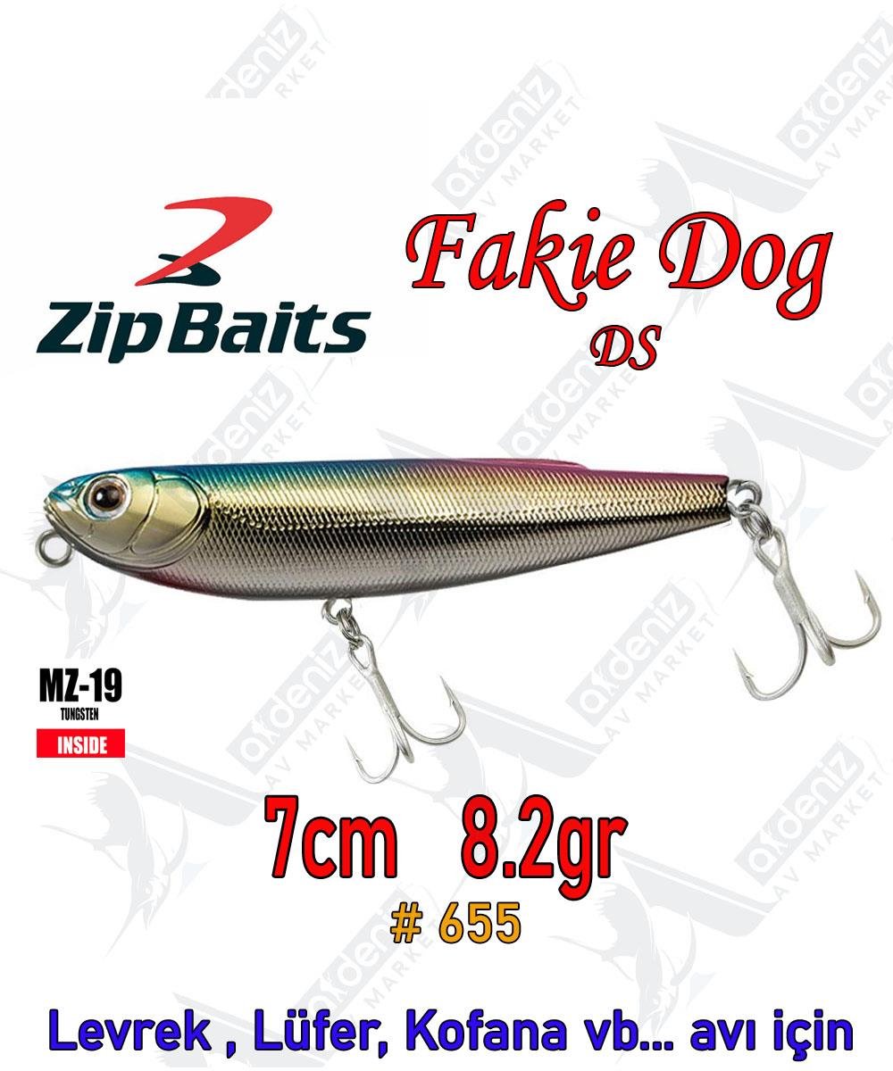 Zipbaits Fakie Dog 70mm 8.2gr Su Üstü WTD Maket Balık Color:655ZİPBAİTS