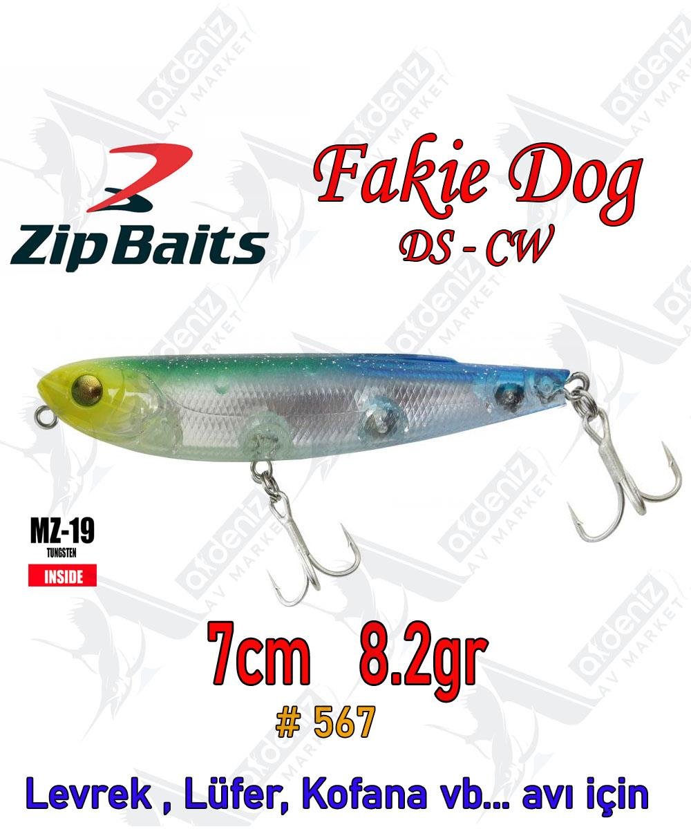 Zipbaits Fakie Dog 70mm 8.2gr Su Üstü WTD Maket Balık Color:567 cwZİPBAİTS
