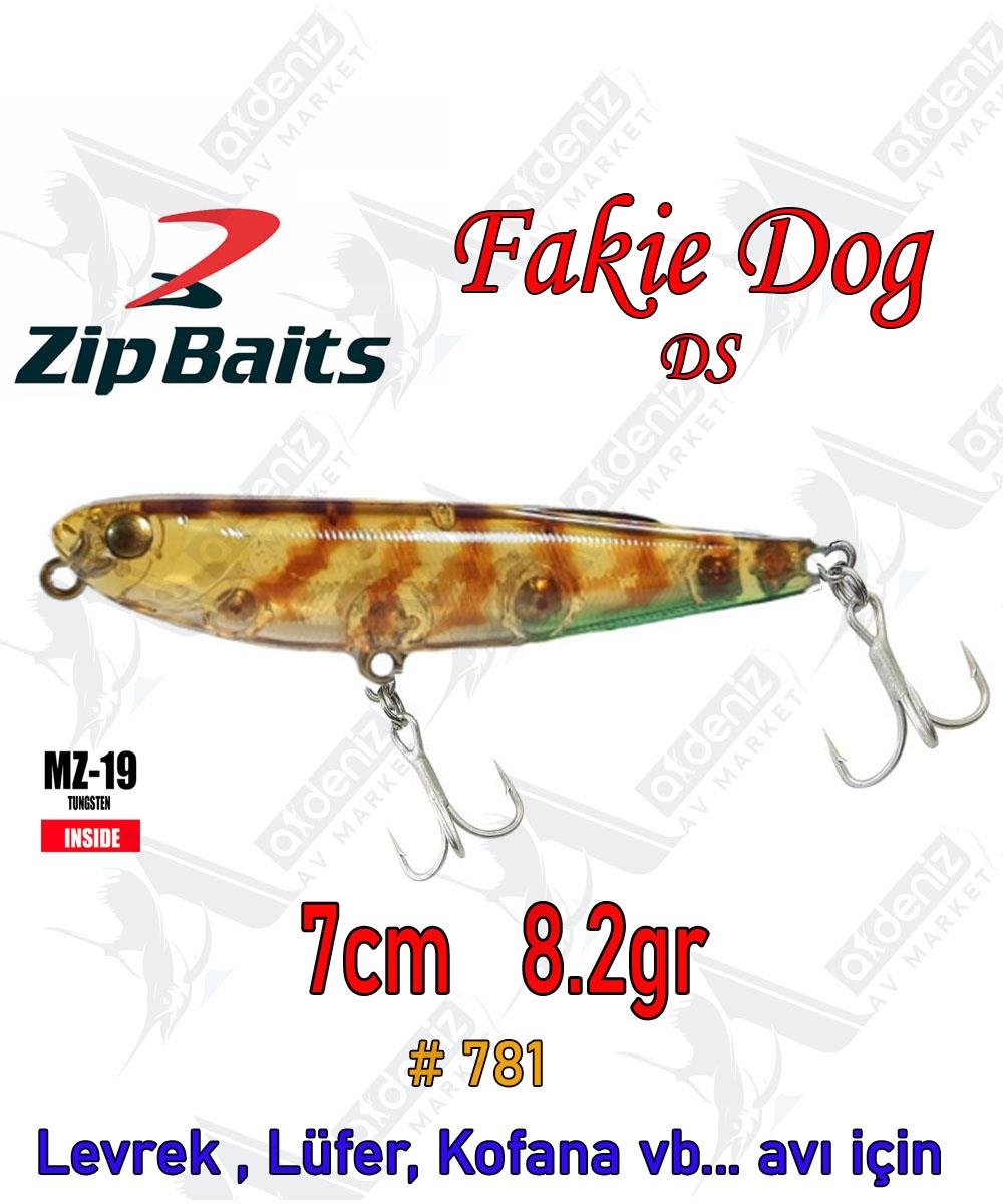 Zipbaits Fakie Dog 70mm 8.2gr Su Üstü WTD Maket Balık Color:781ZİPBAİTS